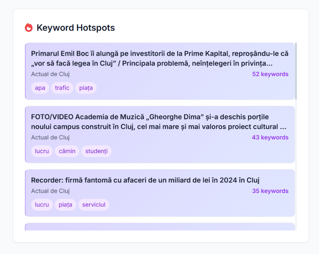 Tendințe și subiecte fierbinți în CivicPulse AI